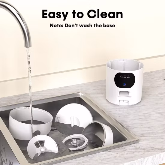 WiFiビデオ音声猫犬付きスマート自動ペットフィーダー